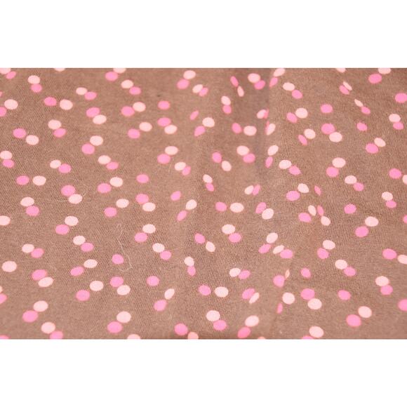 Gap Kids, Cap Sleeve Baby Doll Flutter Tee, Brown w/Pink Dots, EGU, XXL 14-16 - Picture 3 of 5